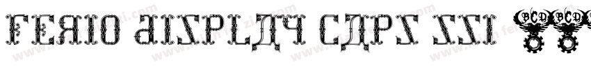 Ferio Display Caps SSi字体转换